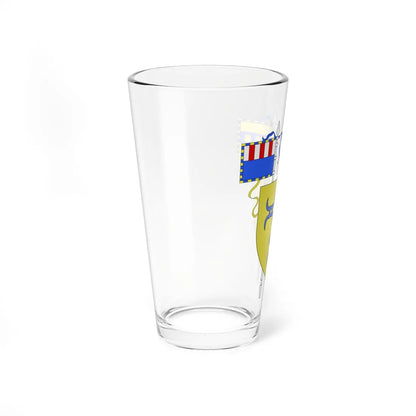 Blason Zaventem (Belgium) (Coat of Arms) Pint Glass 16oz - Go Mug Yourself