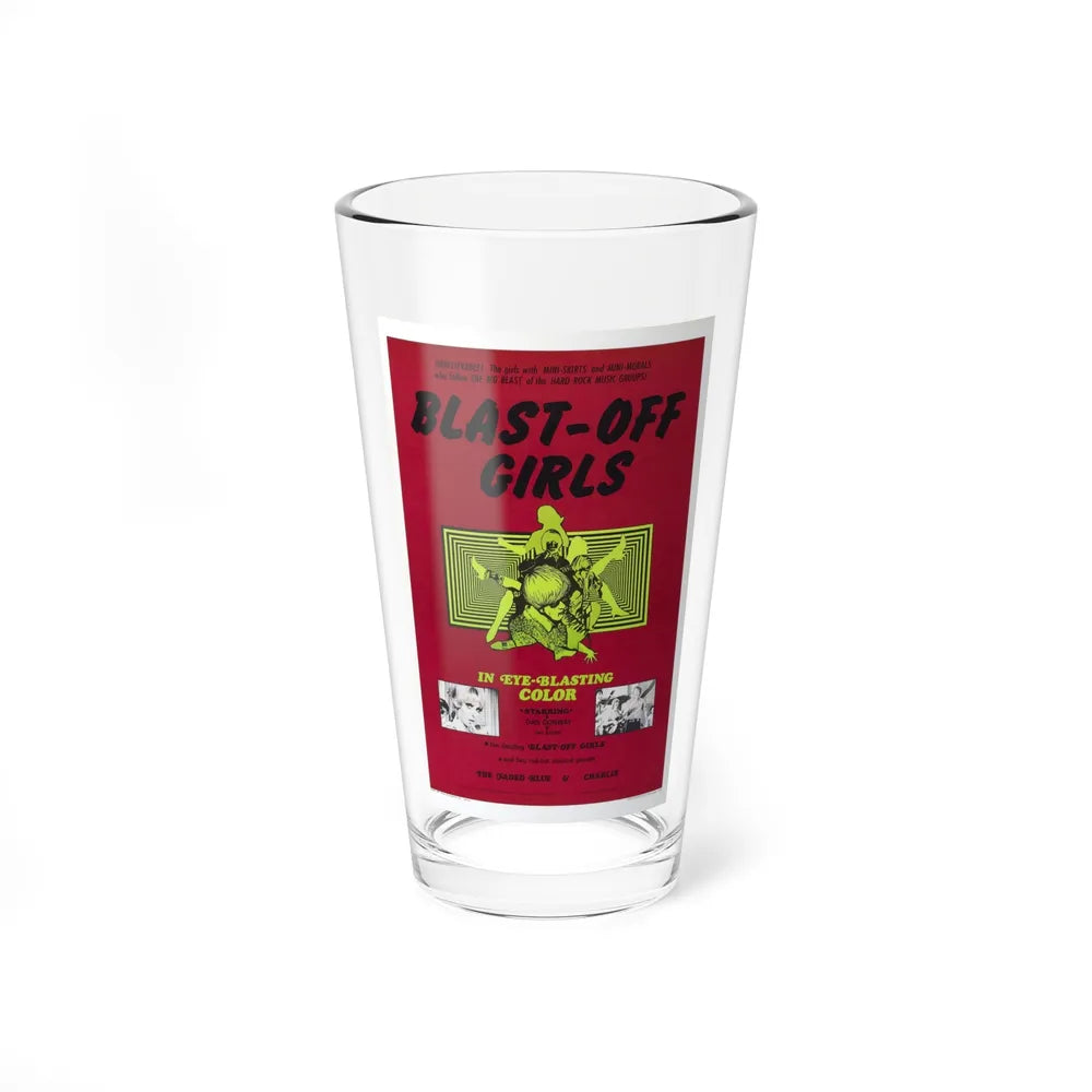 BLAST-OFF GIRLS 1967 Movie Poster - Pint Glass 16oz-16oz-Go Mug Yourself