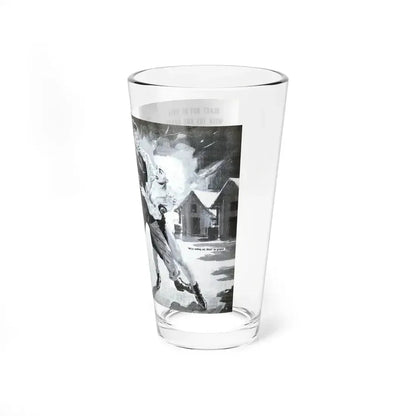 Blast Out of Hell with the She Beast Of Ploesti, Man's Book 1967 (Magazine Illustration) Pint Glass 16oz - Go Mug Yourself