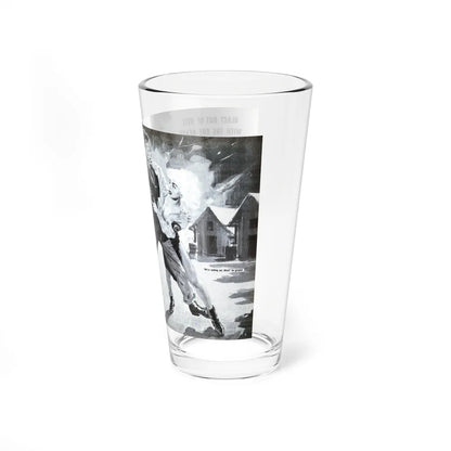 Blast Out of Hell with the She Beast Of Ploesti, Man's Book 1967 (Magazine Illustration) Pint Glass 16oz-Go Mug Yourself