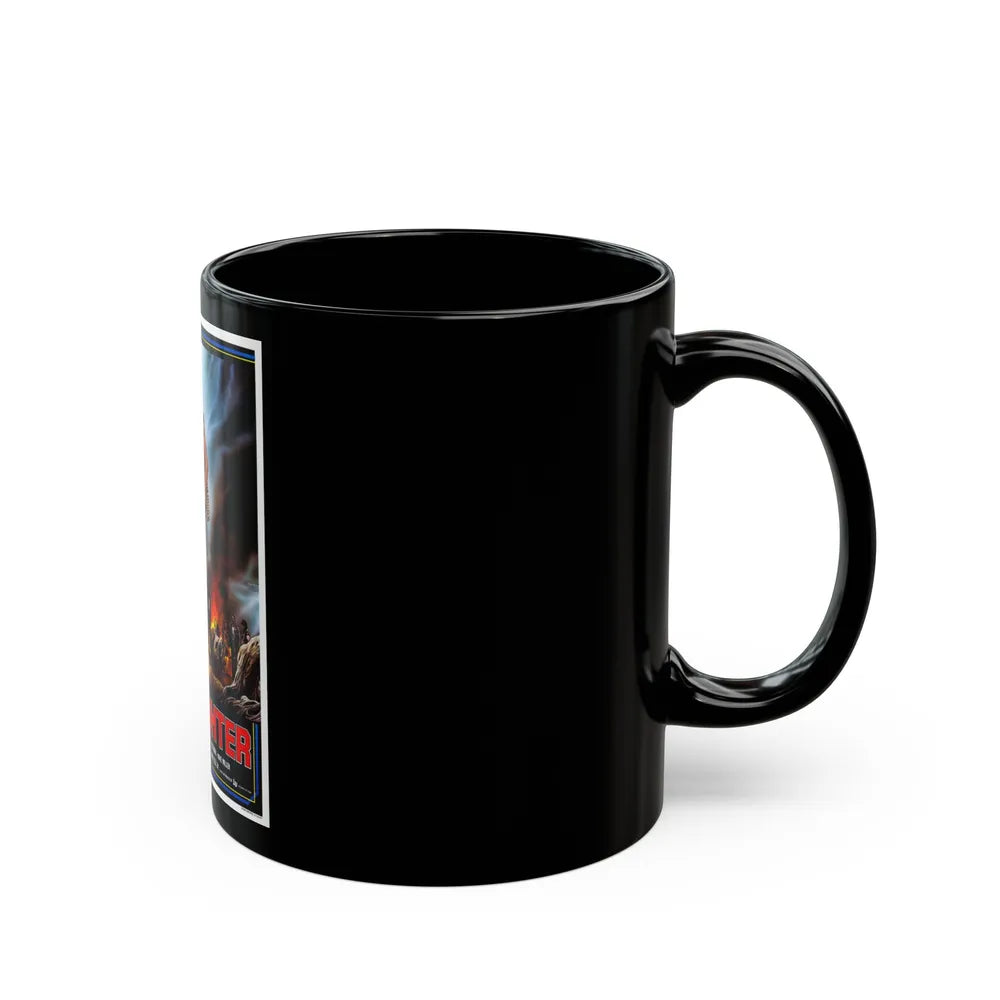 BLASTFIGHTER 1984 Movie Poster - Black Coffee Mug-Go Mug Yourself