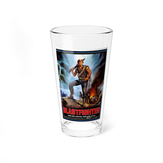 BLASTFIGHTER 1984 Movie Poster - Pint Glass 16oz-16oz-Go Mug Yourself