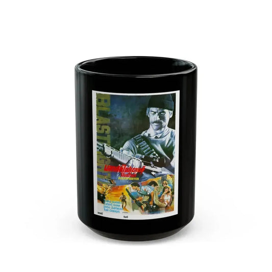 BLASTFIGHTER (THAI) 1984 Movie Poster - Black Coffee Mug 15oz - Go Mug Yourself