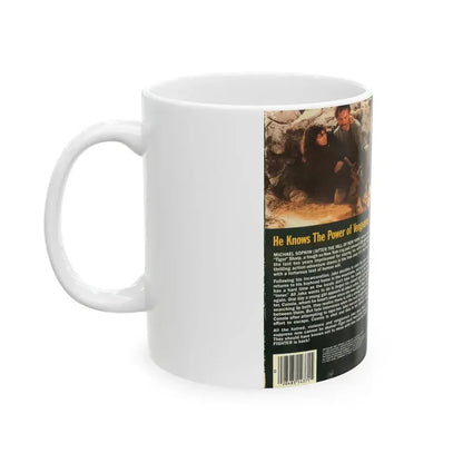 BLASTFIGHTER (VHS COVER) - White Coffee Mug - Go Mug Yourself