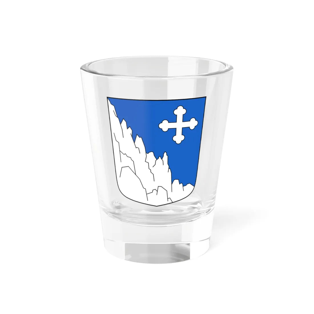 Blatten-blazon (Switzerland) (Coat of Arms) Shot Glass 1.5oz 1.5oz - Go Mug Yourself