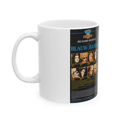 BLAUW BAARD (VHS COVER) - White Coffee Mug - Go Mug Yourself