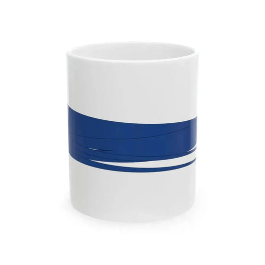 Blauwe wimpel (Netherlands) White Coffee Mug 11oz - Go Mug Yourself