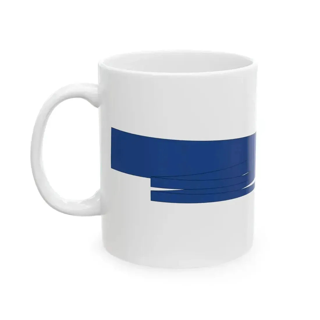Blauwe wimpel (Netherlands) White Coffee Mug - Go Mug Yourself