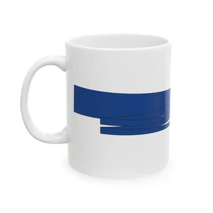 Blauwe wimpel (Netherlands) White Coffee Mug - Go Mug Yourself