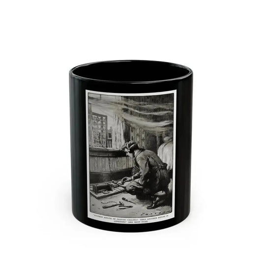 Blazes, Bruce and Bed-springs, St. Nicholas magazine, February 1923 - Black Coffee Mug 11oz - Go Mug Yourself
