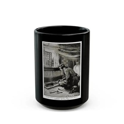 Blazes, Bruce and Bed-springs, St. Nicholas magazine, February 1923 - Black Coffee Mug 15oz - Go Mug Yourself