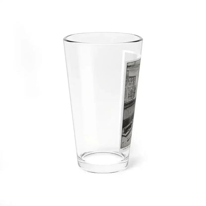 Blazes, Bruce and Bed-springs, St. Nicholas magazine, February 1923 (Magazine Illustration) Pint Glass 16oz - Go Mug Yourself