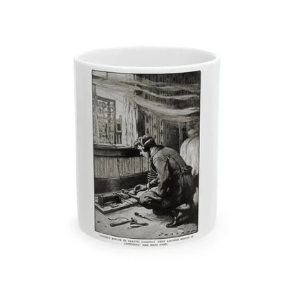 Blazes, Bruce and Bed-springs, St. Nicholas magazine, February 1923 - White Coffee Mug 11oz - Go Mug Yourself