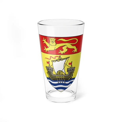 Blazon New Brunswick (Canada) (Coat of Arms) Pint Glass 16oz 16oz - Go Mug Yourself