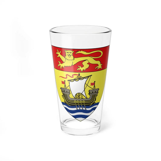 Blazon New Brunswick (Canada) (Coat of Arms) Pint Glass 16oz 16oz - Go Mug Yourself