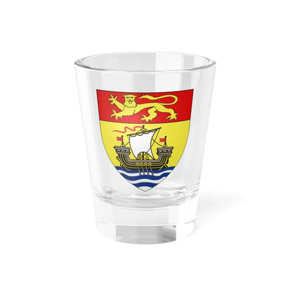 Blazon New Brunswick (Canada) (Coat of Arms) Shot Glass 1.5oz 1.5oz - Go Mug Yourself
