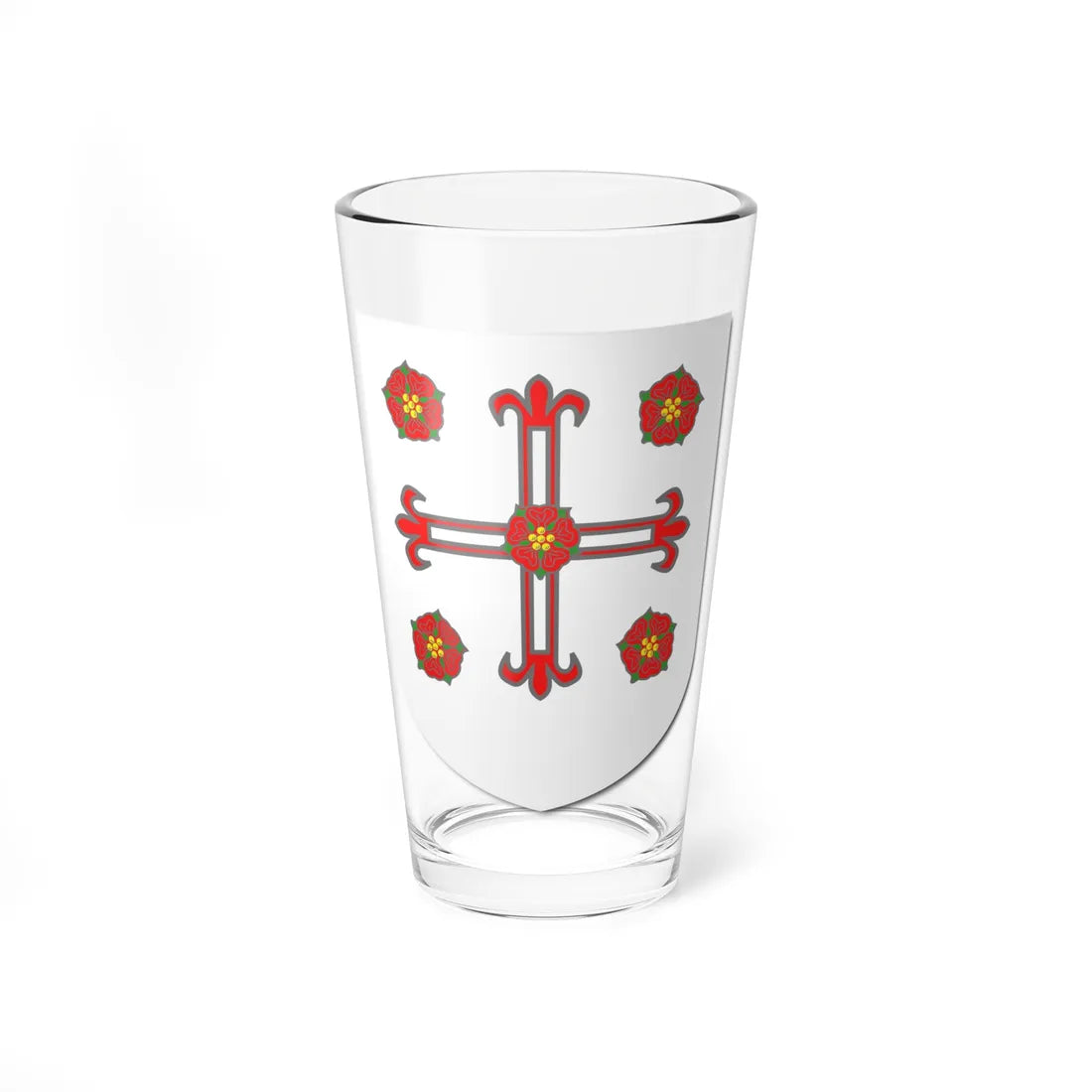 Blazon of Pilkington of Prescot (England) (Coat of Arms) Pint Glass 16oz 16oz - Go Mug Yourself