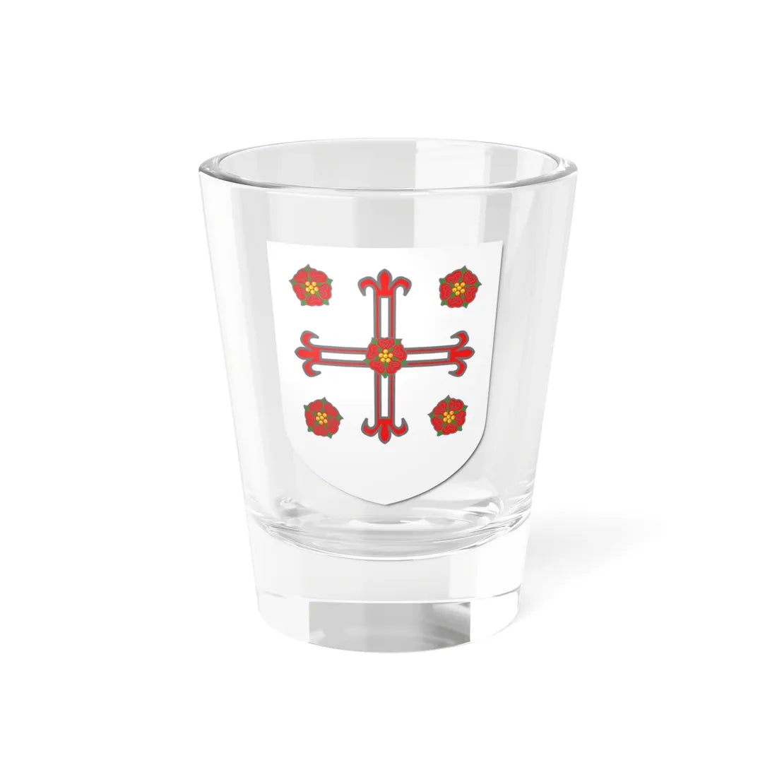 Blazon of Pilkington of Prescot (England) (Coat of Arms) Shot Glass 1.5oz 1.5oz - Go Mug Yourself