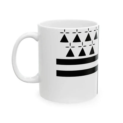 Bleimor Scouting flag ermine (Belgium) White Coffee Mug - Go Mug Yourself