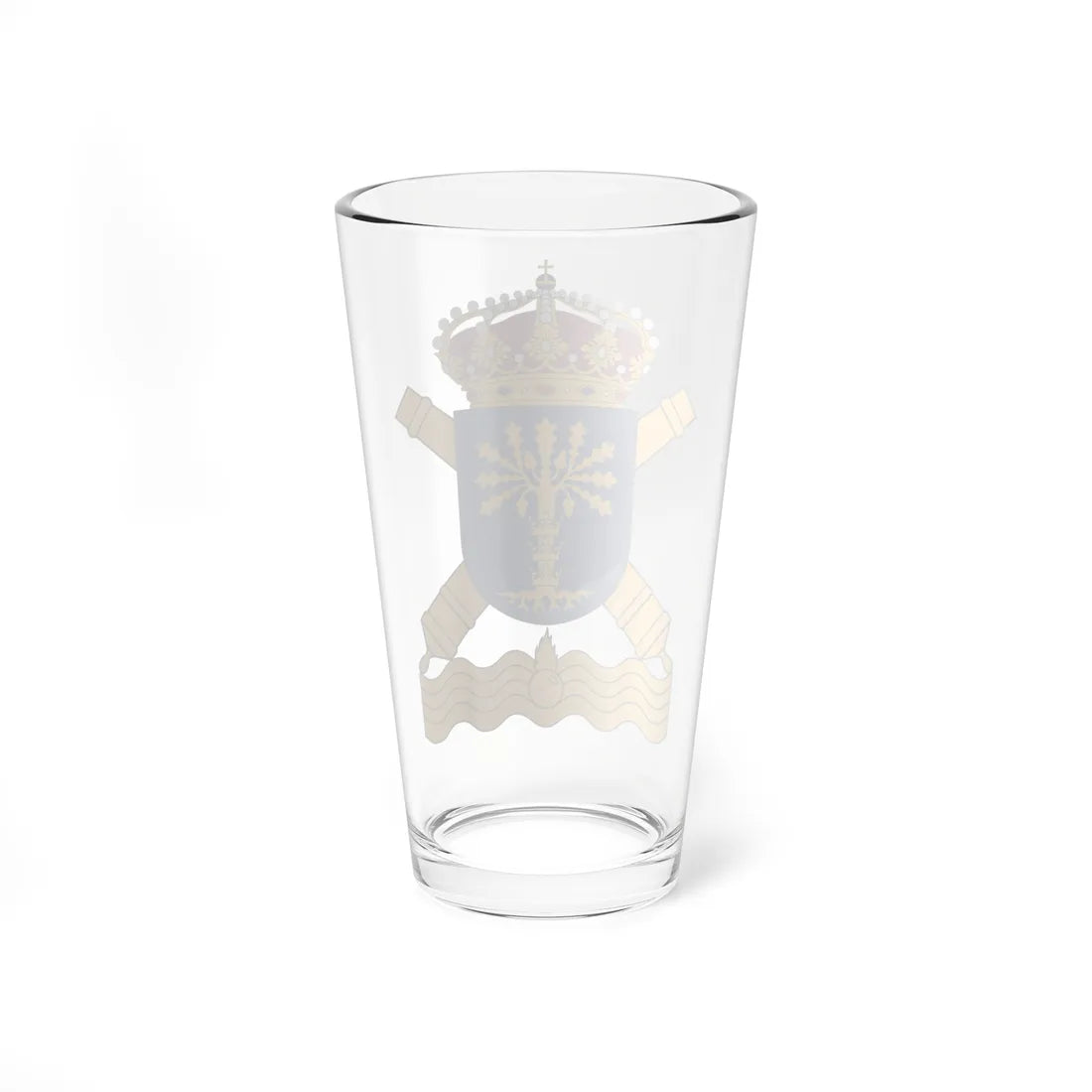 Blekinge kustartilleriförsvar vapen (Sweden) (Coat of Arms) Pint Glass 16oz - Go Mug Yourself