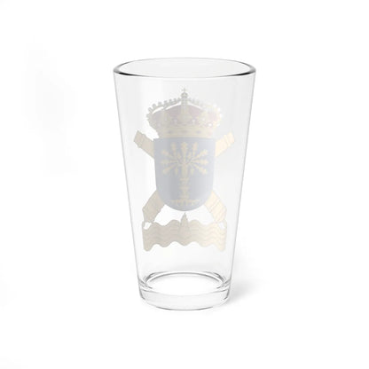 Blekinge kustartilleriförsvar vapen (Sweden) (Coat of Arms) Pint Glass 16oz - Go Mug Yourself