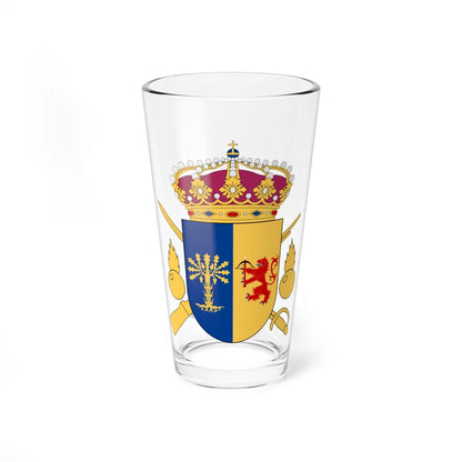 Blekingebrigaden vapen (Sweden) (Coat of Arms) Pint Glass 16oz 16oz - Go Mug Yourself