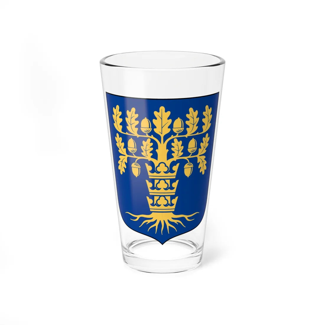 Blekinges vapen (Sweden) (Coat of Arms) Pint Glass 16oz 16oz - Go Mug Yourself