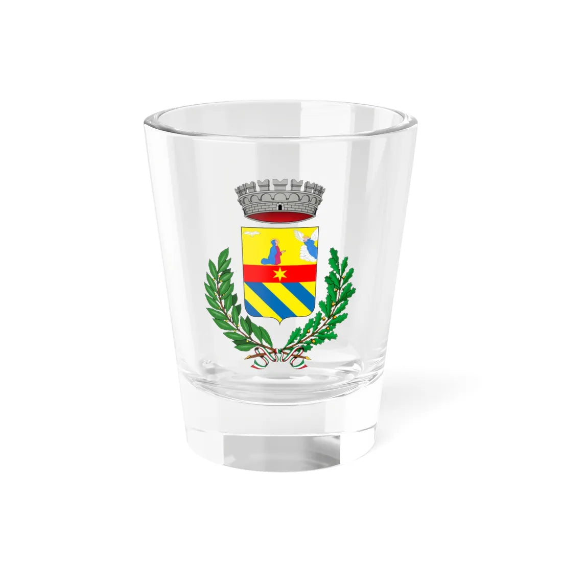 Blello-Stemma (Italy) (Coat of Arms) Shot Glass 1.5oz 1.5oz - Go Mug Yourself