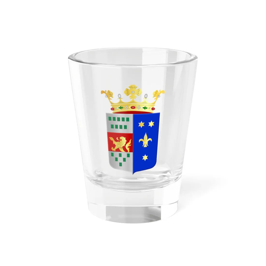 Bleskensgraaf en Hofwegen wapen (Netherlands) (Coat of Arms) Shot Glass 1.5oz 1.5oz - Go Mug Yourself