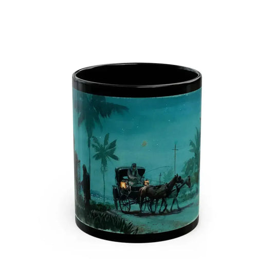 Blessed Are the Merciful, story illustration - Black Coffee Mug 11oz - Go Mug Yourself