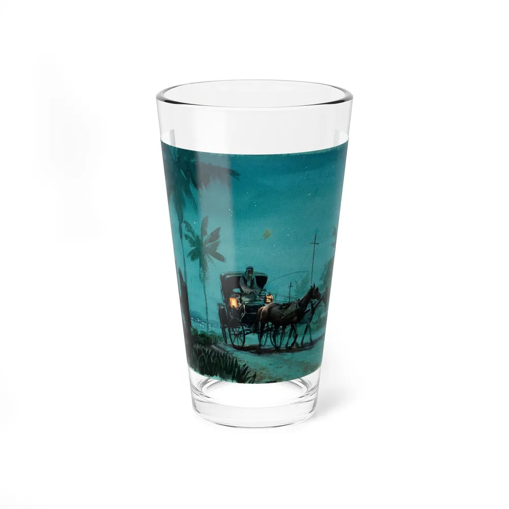 Blessed Are the Merciful, story illustration (Magazine Illustration) Pint Glass 16oz-16oz-Go Mug Yourself