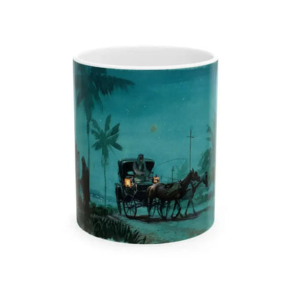 Blessed Are the Merciful, story illustration - White Coffee Mug 11oz - Go Mug Yourself