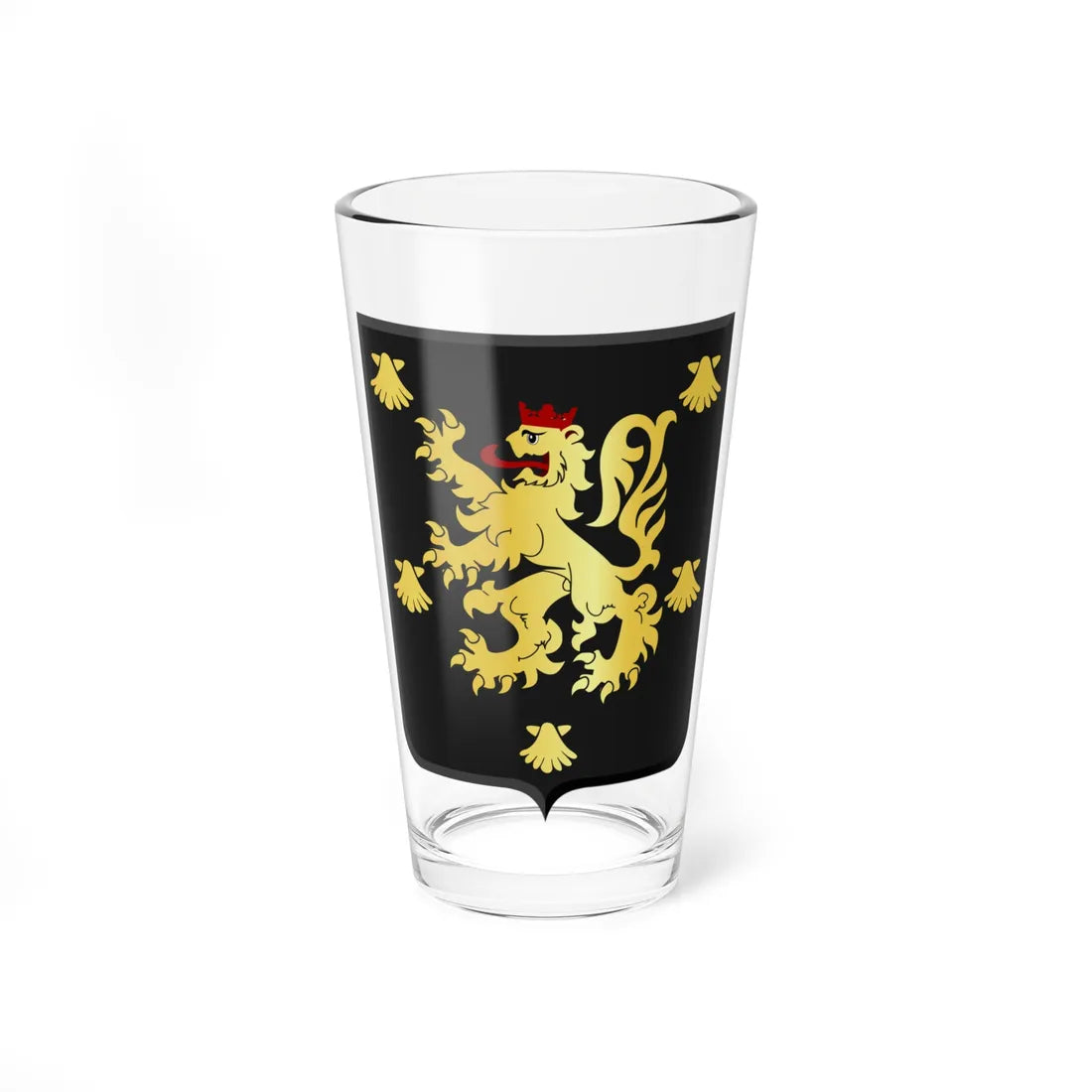 Blieberg wapen (Belgium) (Coat of Arms) Pint Glass 16oz 16oz - Go Mug Yourself