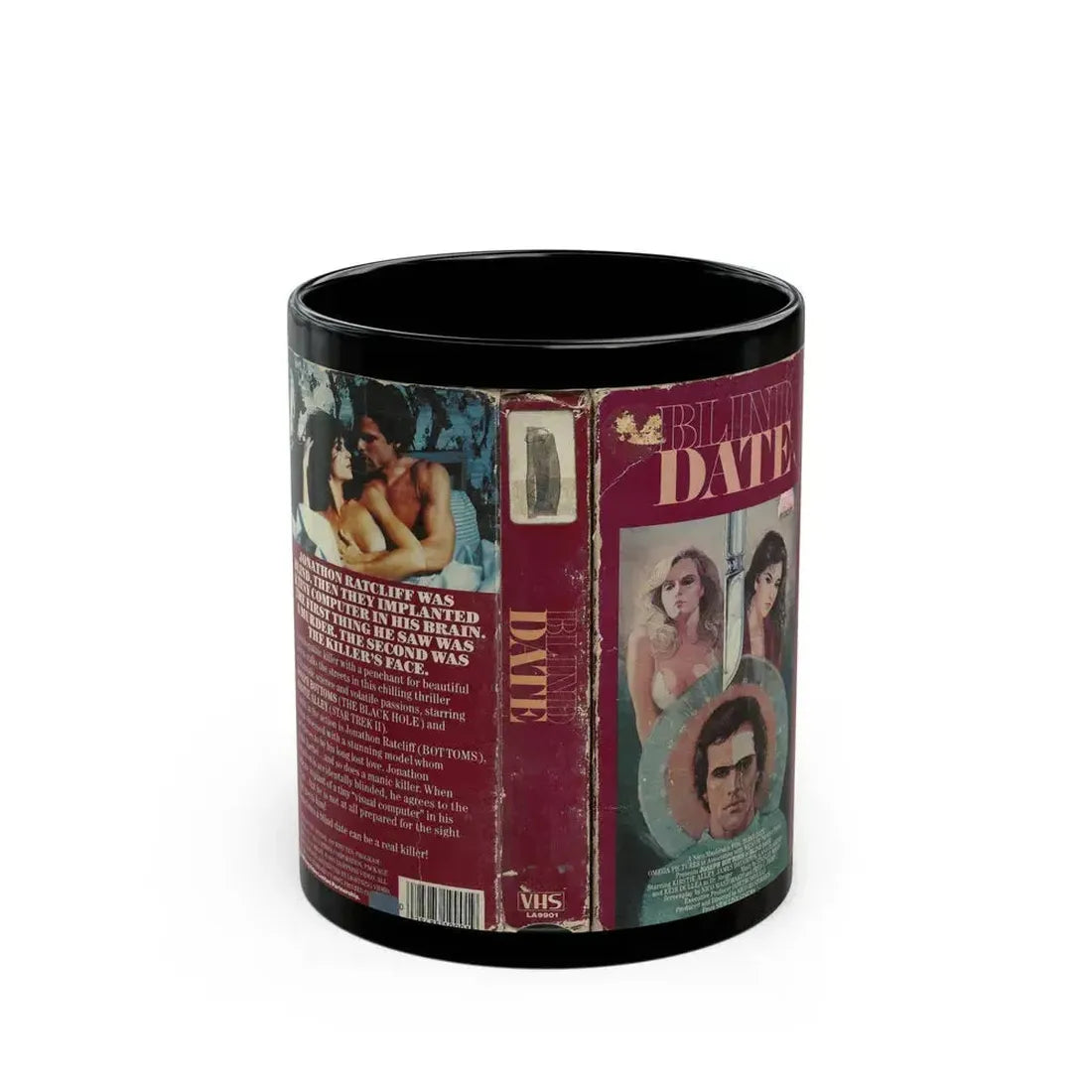 BLIND DATE (VHS COVER) - Black Coffee Mug 11oz - Go Mug Yourself