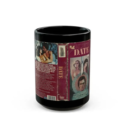 BLIND DATE (VHS COVER) - Black Coffee Mug 15oz - Go Mug Yourself