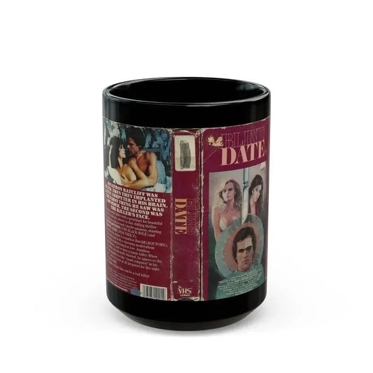 BLIND DATE (VHS COVER) - Black Coffee Mug 15oz - Go Mug Yourself