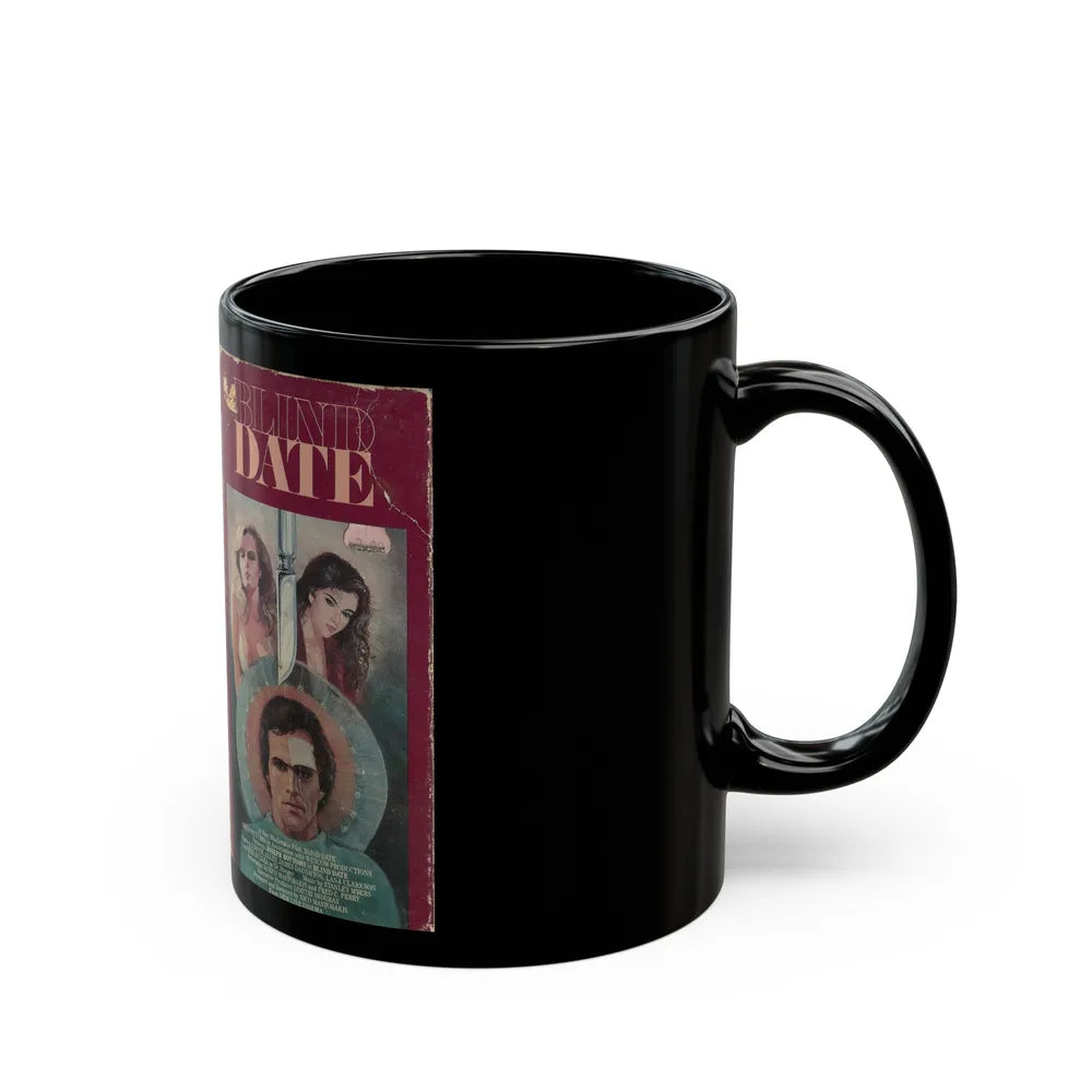 BLIND DATE (VHS COVER) - Black Coffee Mug-Go Mug Yourself