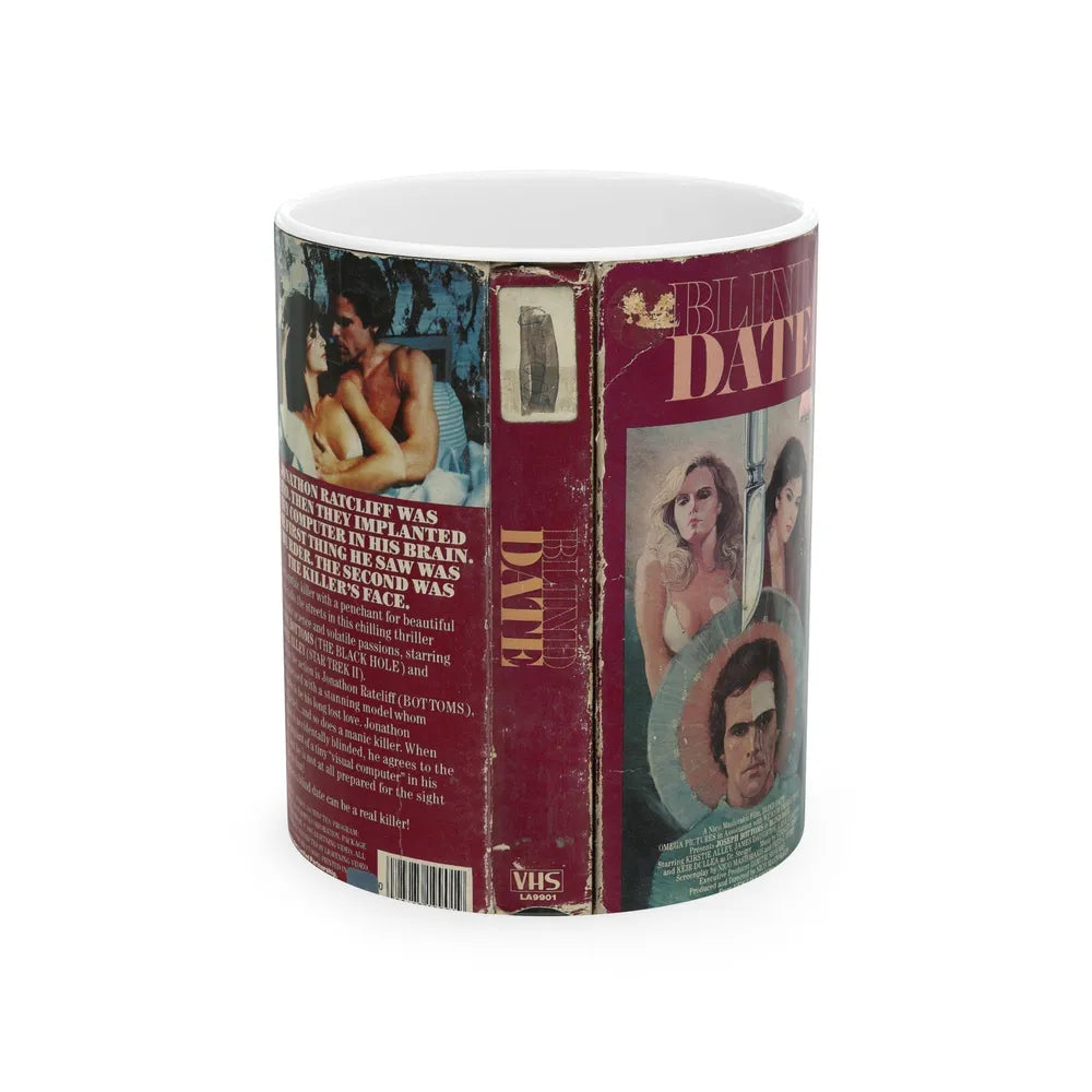 BLIND DATE (VHS COVER) - White Coffee Mug-11oz-Go Mug Yourself