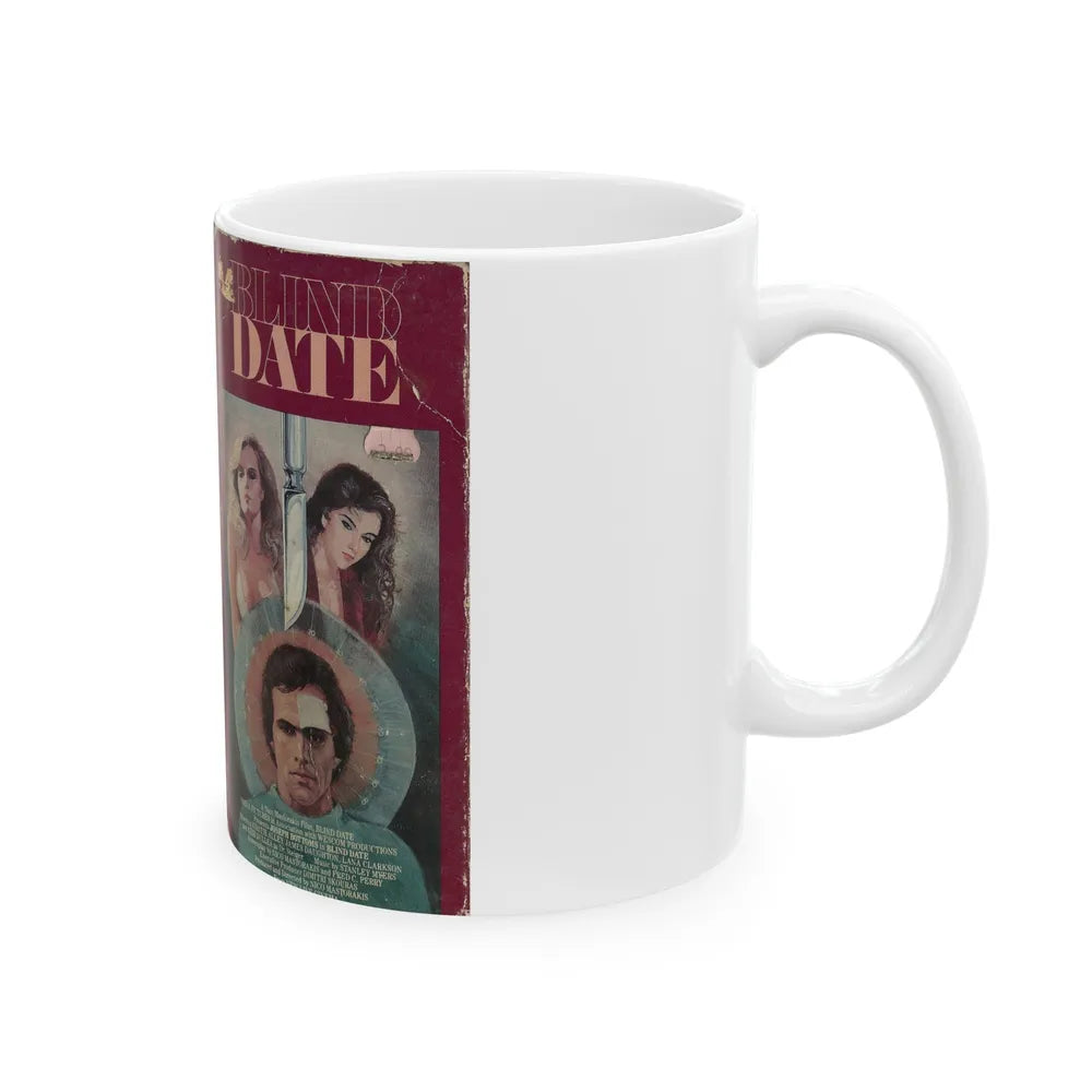 BLIND DATE (VHS COVER) - White Coffee Mug-Go Mug Yourself