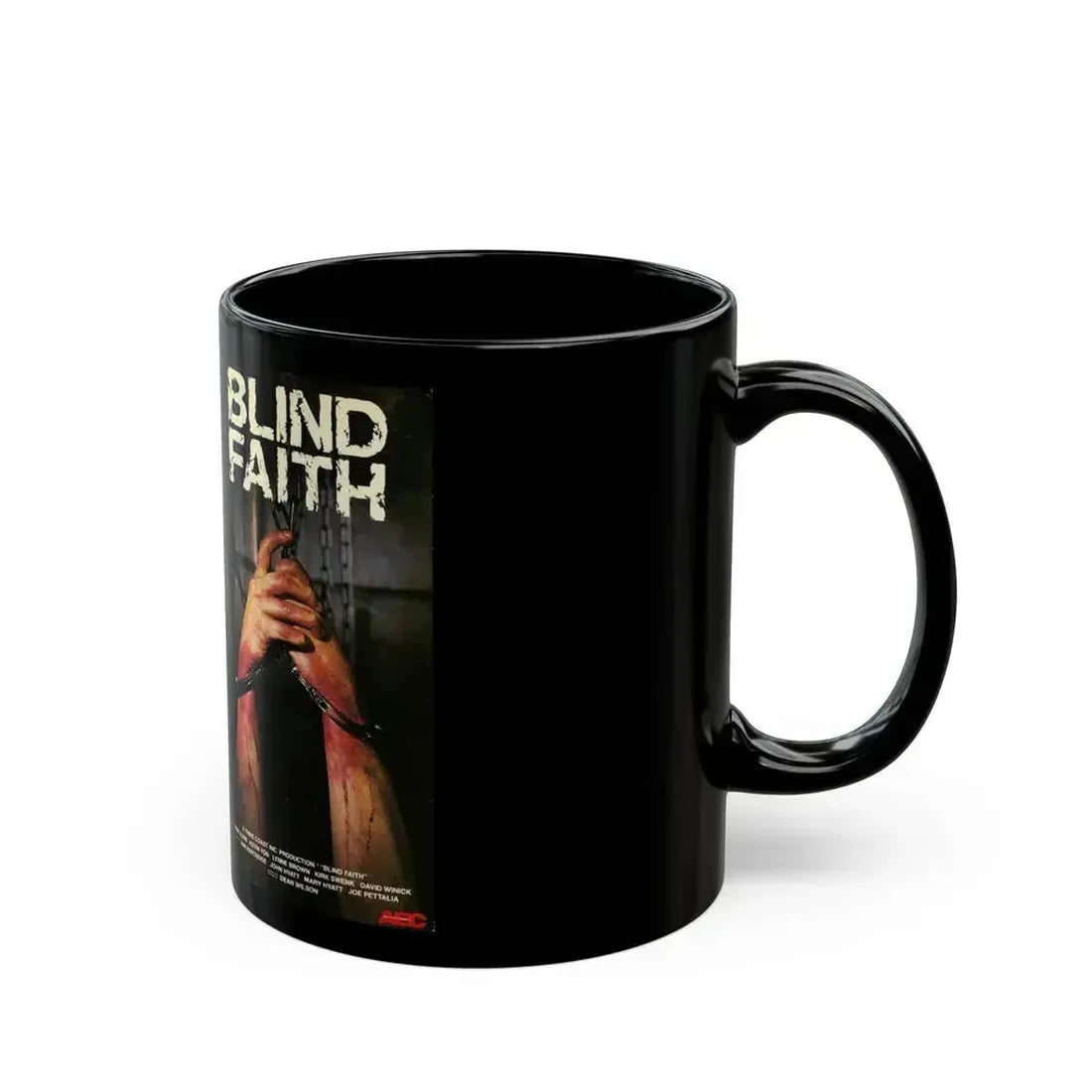 BLIND FAITH (VHS COVER) - Black Coffee Mug - Go Mug Yourself