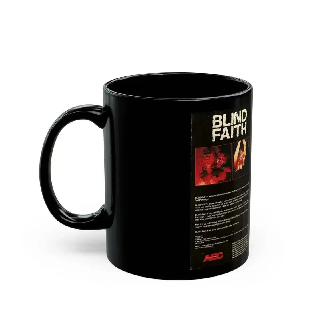 BLIND FAITH (VHS COVER) - Black Coffee Mug - Go Mug Yourself