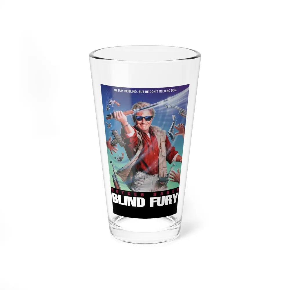 BLIND FURY 1989 Movie Poster - Pint Glass 16oz-16oz-Go Mug Yourself