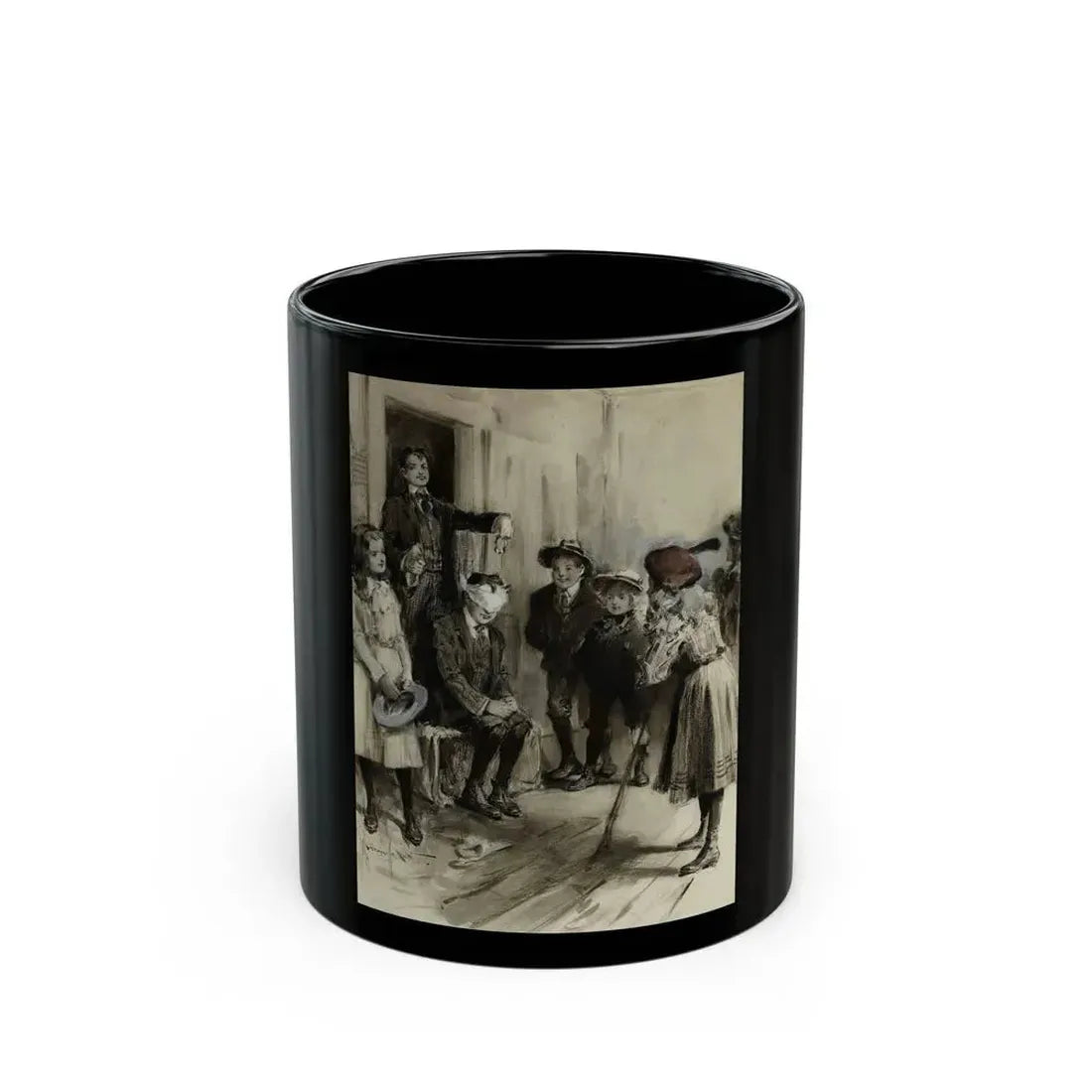 Blind Man's Bluff - Black Coffee Mug 11oz - Go Mug Yourself