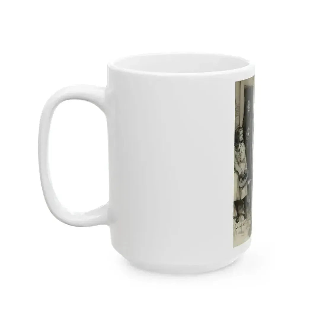 Blind Man's Bluff - White Coffee Mug - Go Mug Yourself