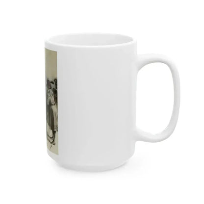 Blind Man's Bluff - White Coffee Mug - Go Mug Yourself