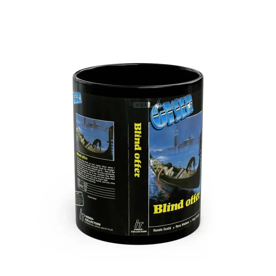 BLIND OFFER (VHS COVER) - Black Coffee Mug 11oz - Go Mug Yourself