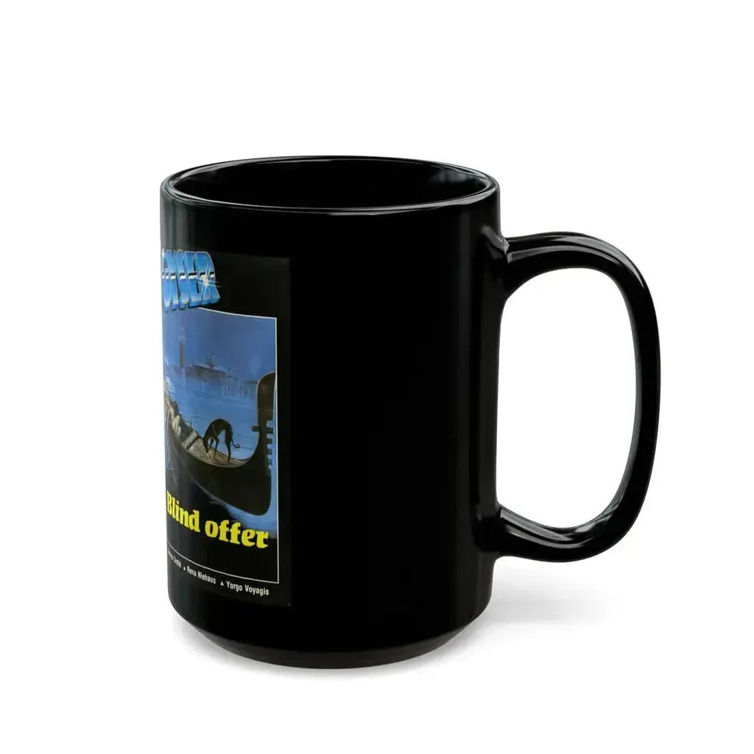 BLIND OFFER (VHS COVER) - Black Coffee Mug - Go Mug Yourself
