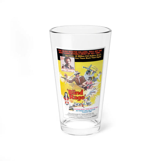 BLIND RAGE 1976 Movie Poster - Pint Glass 16oz-16oz-Go Mug Yourself