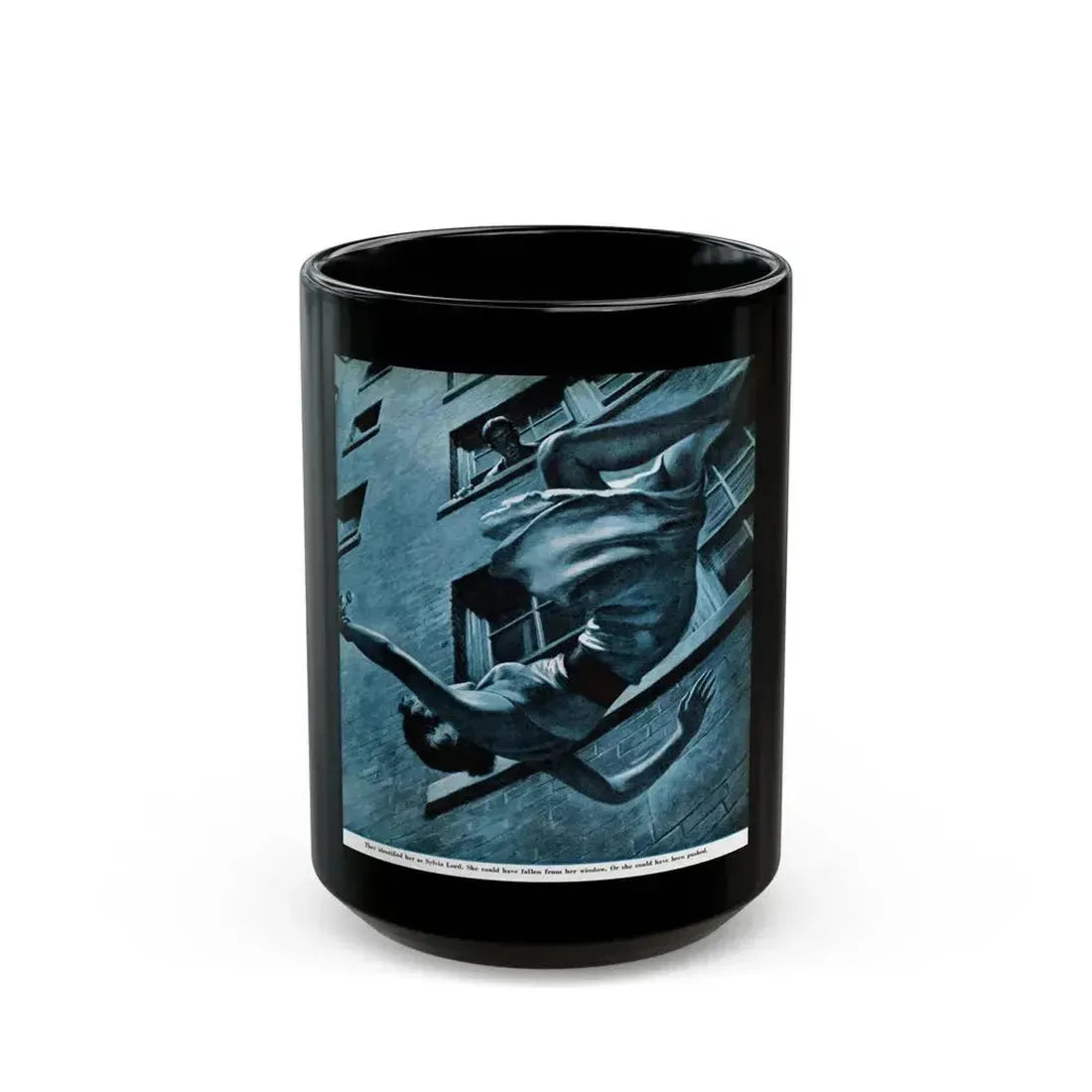 Blind Spot, 1952 - Black Coffee Mug 15oz - Go Mug Yourself