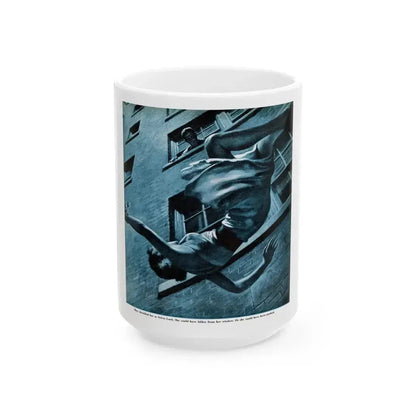 Blind Spot, 1952 - White Coffee Mug 15oz - Go Mug Yourself